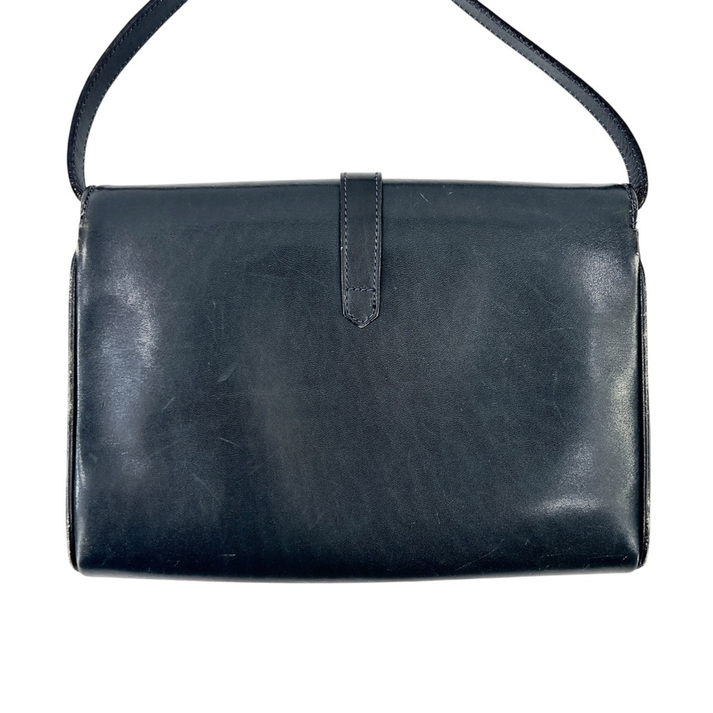 GUCCI Authenticated Vintage Black Interlocking G Leather Crossbody Bag - Picture 7 of 16